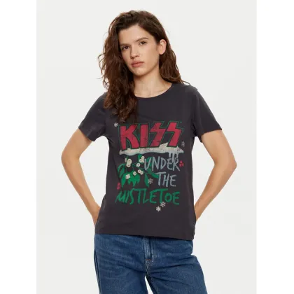 Zdjęcie Noisy May T-Shirt Nate 27031641 Szary Oversize