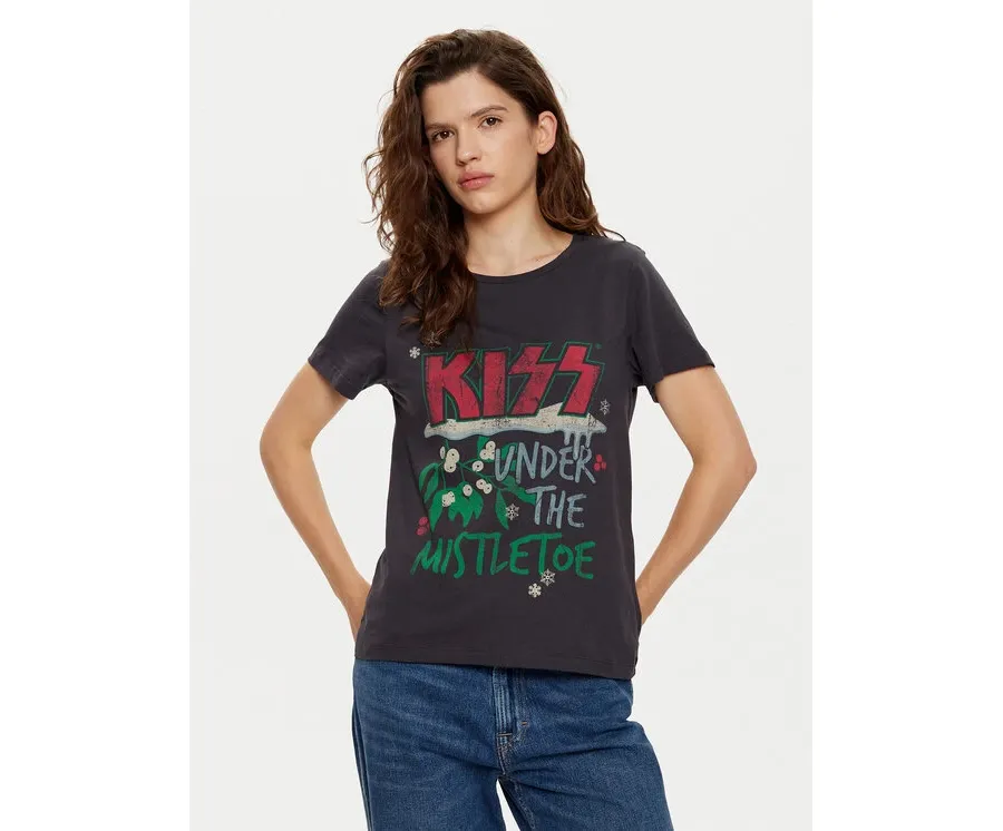 obrazek 1 Noisy May T-Shirt Nate 27031641 Szary Oversize