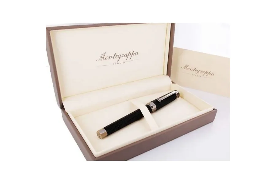 obrazek 4 Eleganckie NeroUno Linea  Pióro Kulkowe Żywica Mat Montegrappa