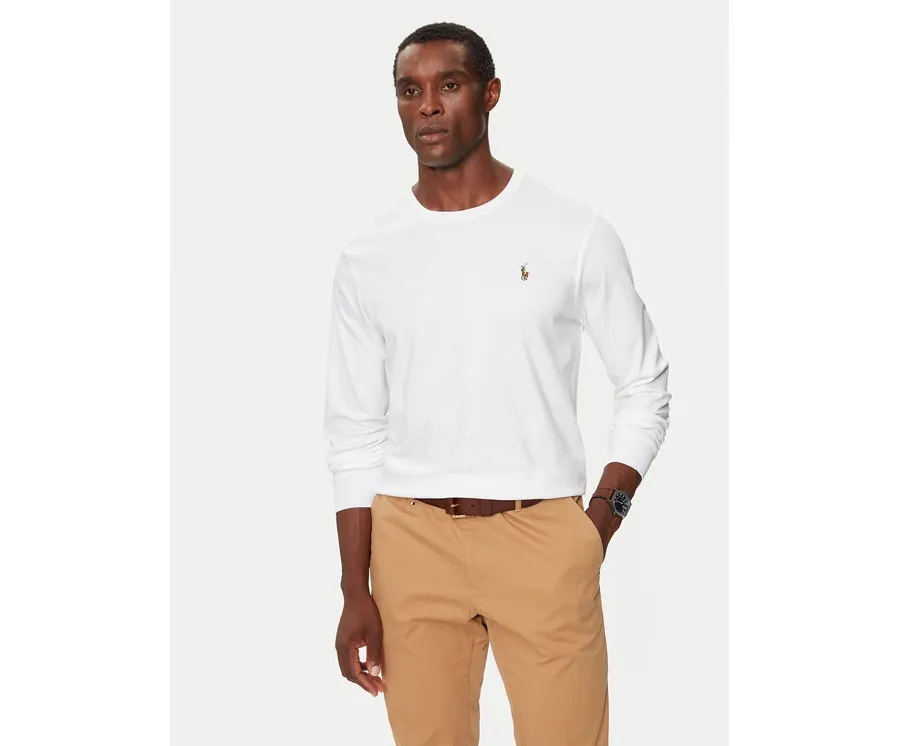 obrazek 1 Polo Ralph Lauren Longsleeve 710760121 Biały Slim Fit