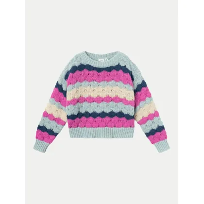 Zdjęcie NAME IT Sweter 13233073 Kolorowy Regular Fit