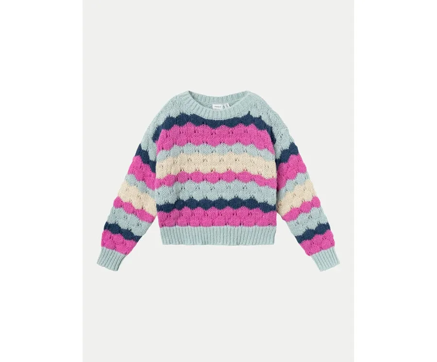 obrazek 1 NAME IT Sweter 13233073 Kolorowy Regular Fit