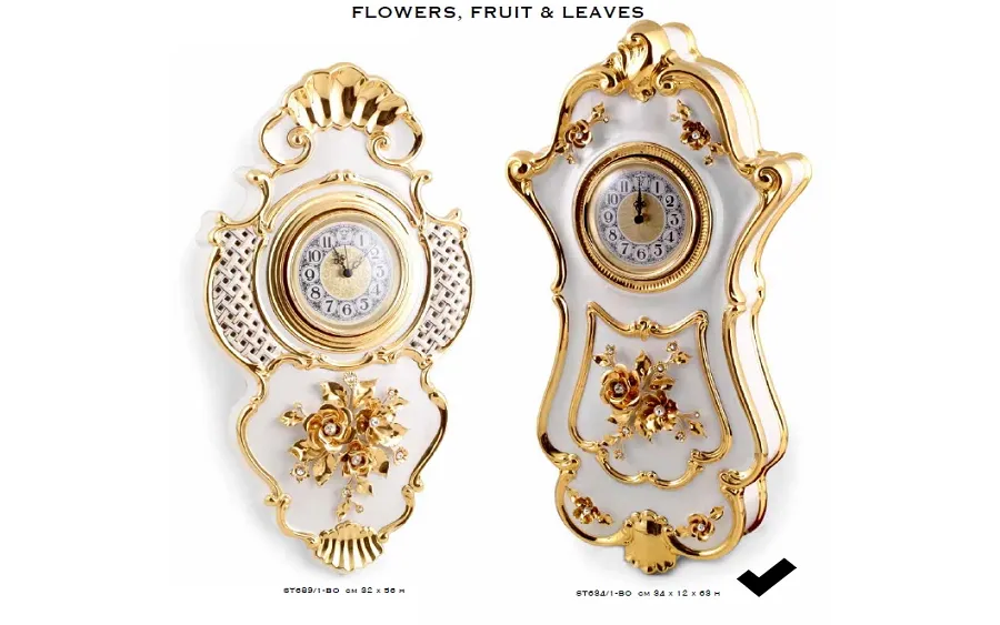 picture 1 Stylish wall clock in the baroque style - Bruno Costenaro