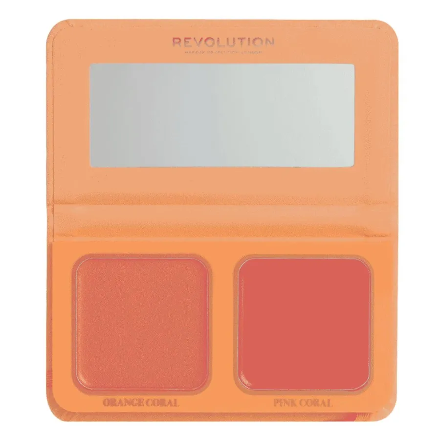 obrazek 1 MAKEUP REVOLUTION x Maffashion Cream Blush Duo Róż w kremie Rosa Coral Way 6g 6 g MakeUp Revolution