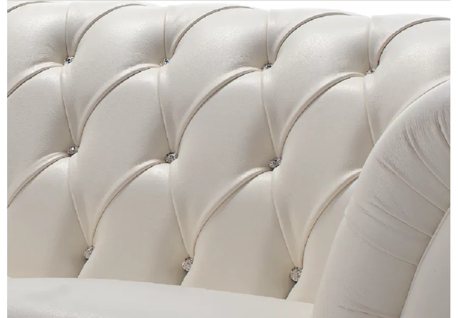 obrazek 3 Skórzana, 3-osobowa sofa chesterfield