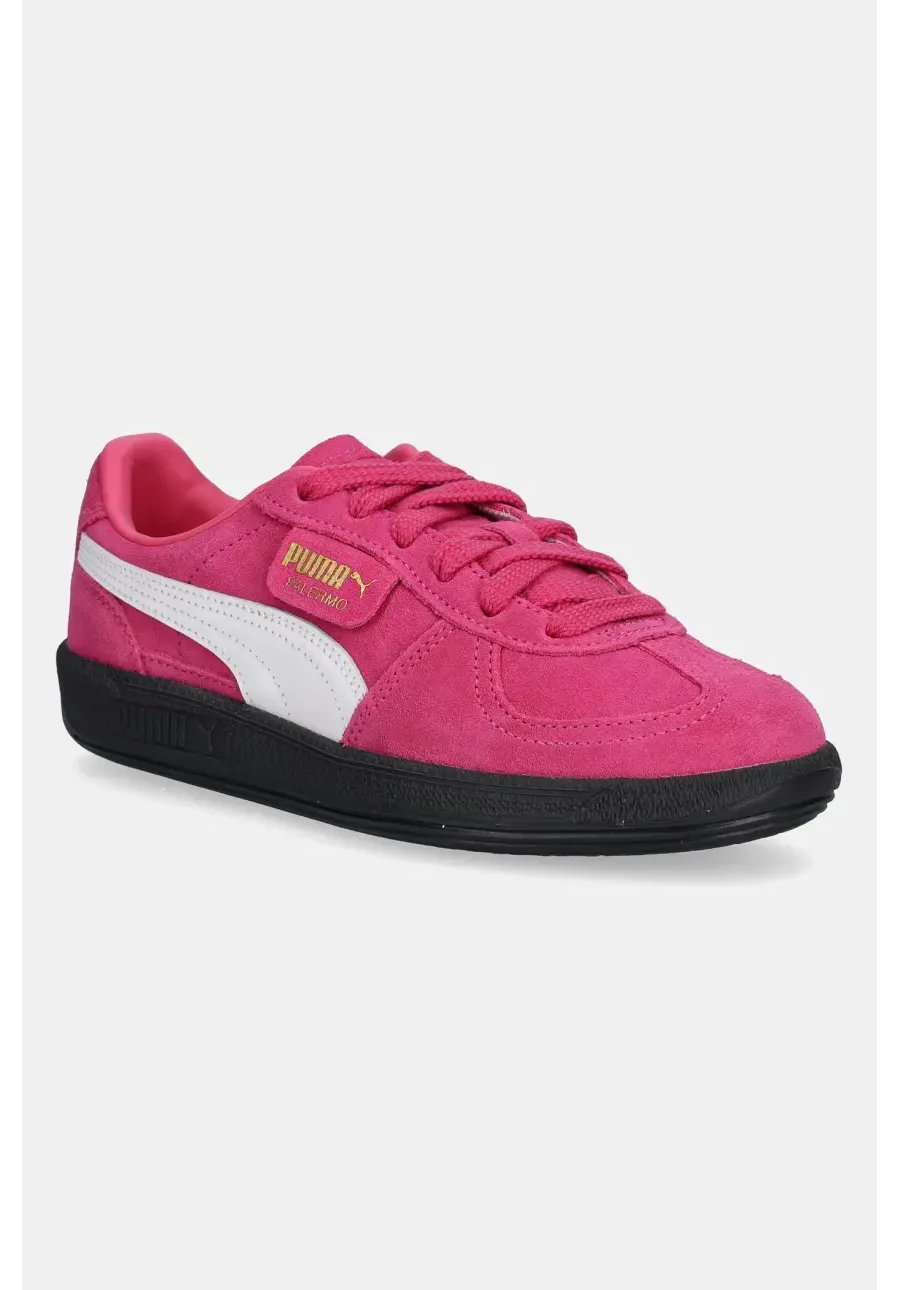 obrazek 1 Puma sneakersy zamszowe Palermo Cobalt Glaze kolor różowy 396463