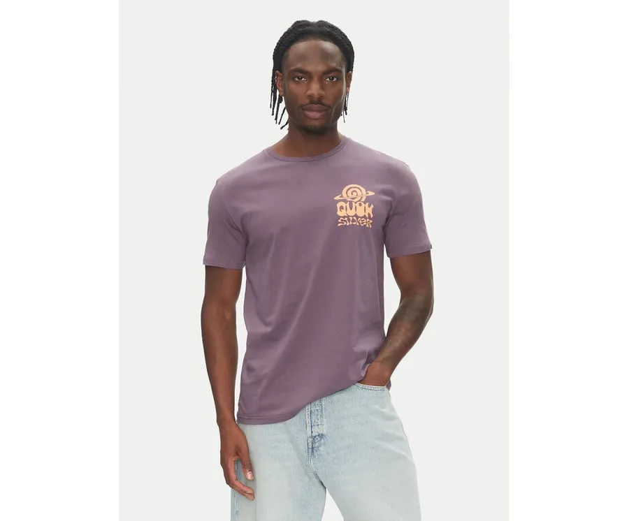obrazek 1 Quiksilver T-Shirt EQYZT08053 Fioletowy Regular Fit