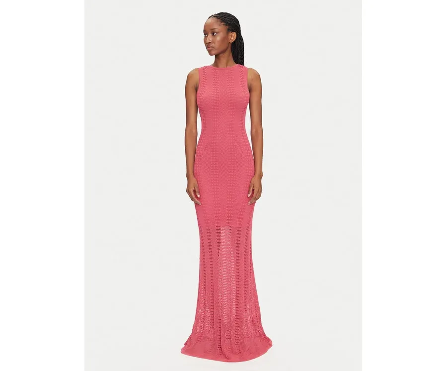 obrazek 1 Marciano Guess Sukienka dzianinowa 5GGK44 5869Z Różowy Regular Fit