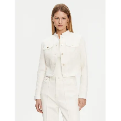 Zdjęcie Guess Kurtka jeansowa W5GL23 WH610 Écru Regular Fit