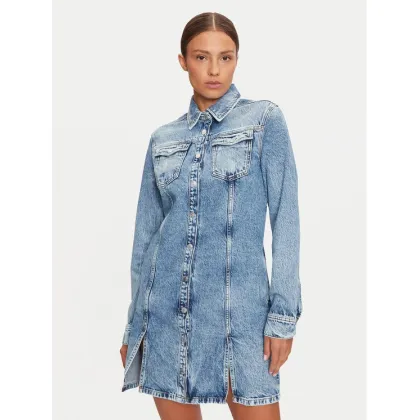 Zdjęcie Tommy Jeans Sukienka jeansowa DW0DW19748 Niebieski Regular Fit