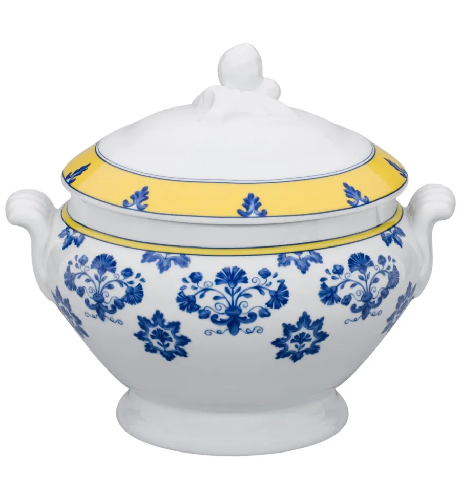 obrazek 1 Unikatowa porcelanowa waza Castelo Branco z motywem inspirowanym słynnym haftem - Vista Alegre