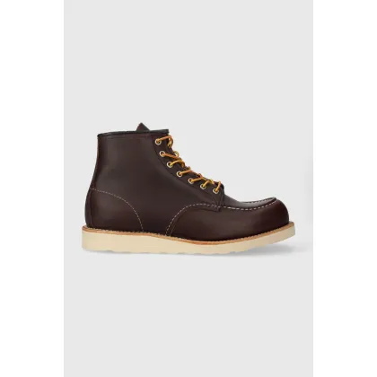 Zdjęcie Red Wing buty skórzane Moc Toe kolor brązowy 8847