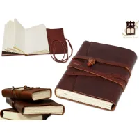 Picture Hand-cut leather notebook