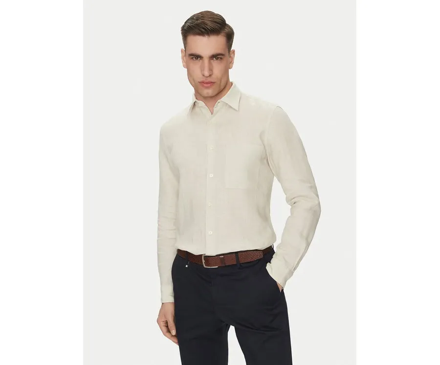 obrazek 1 Marc O'Polo Koszula 523 7428 42318 Beżowy Regular Fit