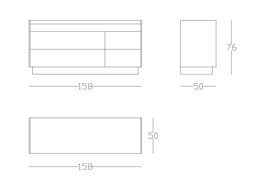 obrazek 3 Elegancka komoda z blatem z gresu