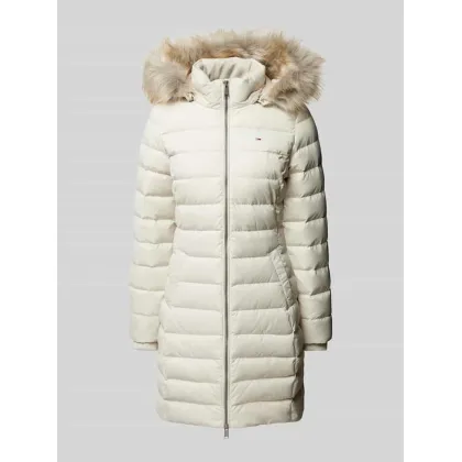 Zdjęcie Tommy Jeans Kurtka puchowa Essential DW0DW18864 Écru Slim Fit