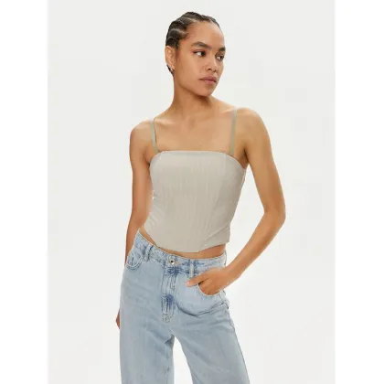 Zdjęcie Patrizia Pepe Top 8C0729 A457-FE81 Szary Slim Fit