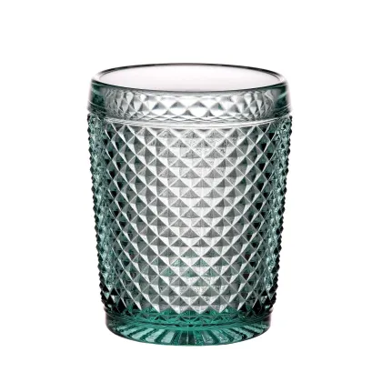 Zdjęcie Piękny zestaw czterech szklanek do whisky old fashion w kolorze miętowej zieleni - Vista Alegre