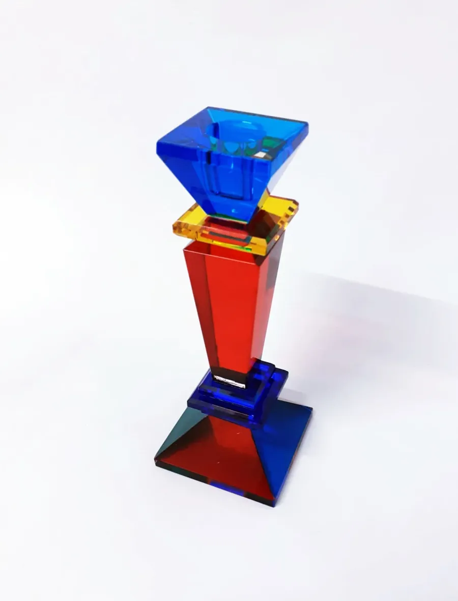 obrazek 6 Stylowy świecznik wykonany we Włoszech (18,5 cm)