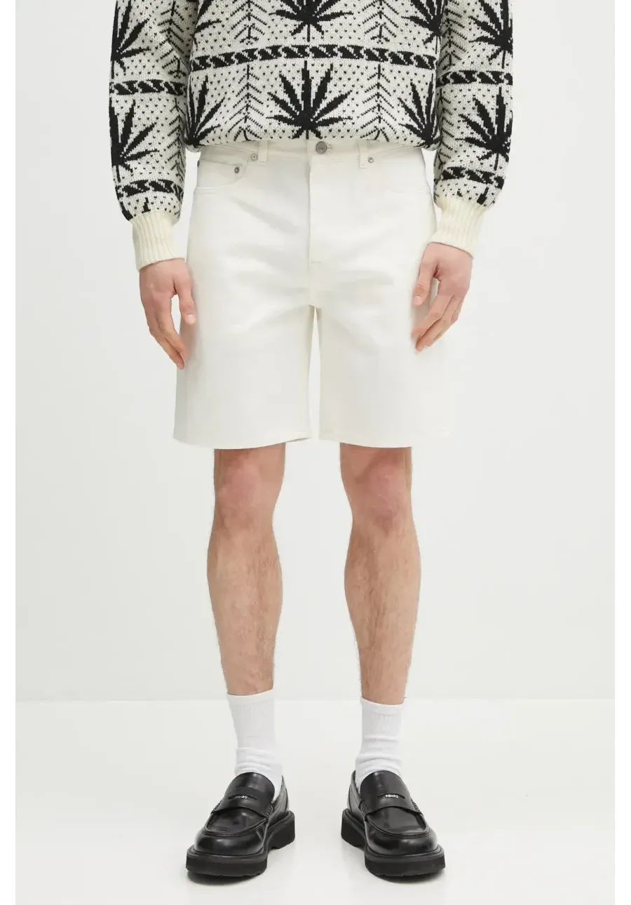 obrazek 1 Lacoste szorty jeansowe męskie kolor beżowy FH9932