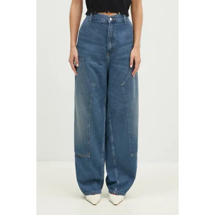 Zdjęcie Carhartt WIP jeansy Brandon Double Knee Pant damskie high waist I034229.014L