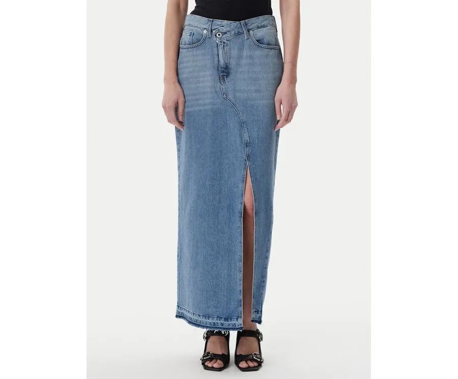 obrazek 1 Karl Lagerfeld Jeans Spódnica jeansowa A1W12009 Niebieski Regular Fit