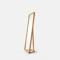 Picture Elegant wooden free-standing mirror – Porventura