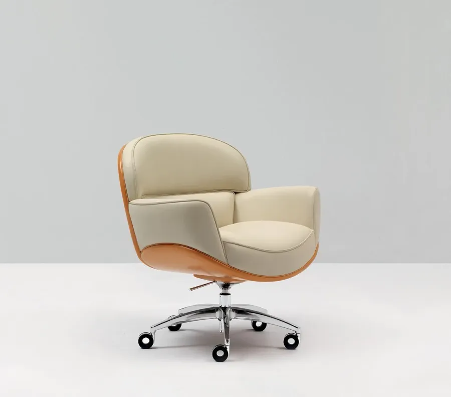 obrazek 1 Stylowy designerski skórzany fotel do wyjątkowych wnętrz – Mascheroni