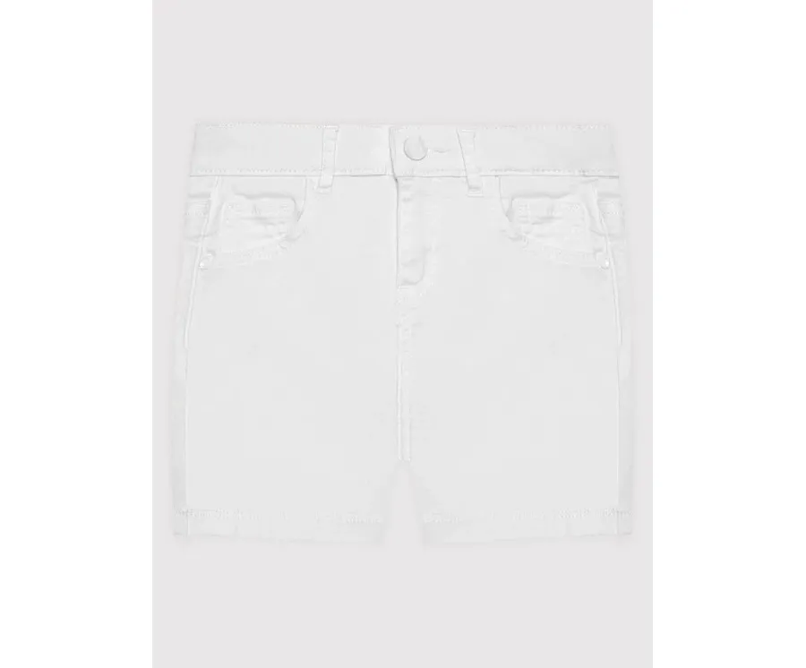 obrazek 1 Guess Szorty jeansowe J2RD12 WE5X0 Biały Regular Fit