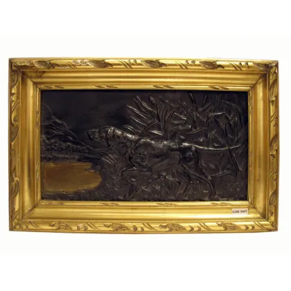 Picture Ferma sweater - Embossed copper bas-relief