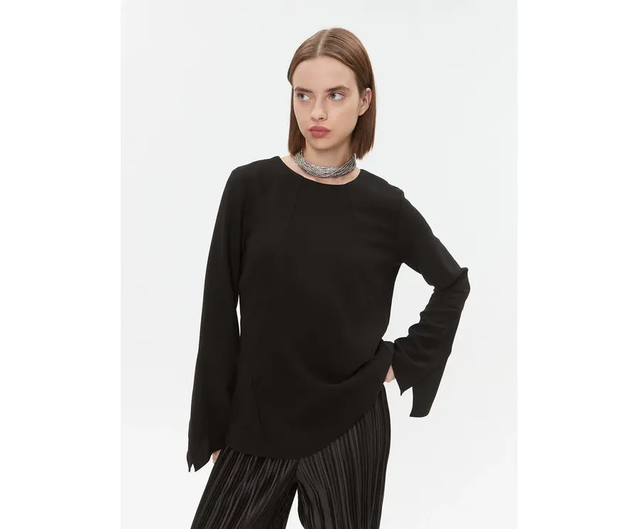 obrazek 1 DKNY Bluzka UI3T2180 Czarny Regular Fit