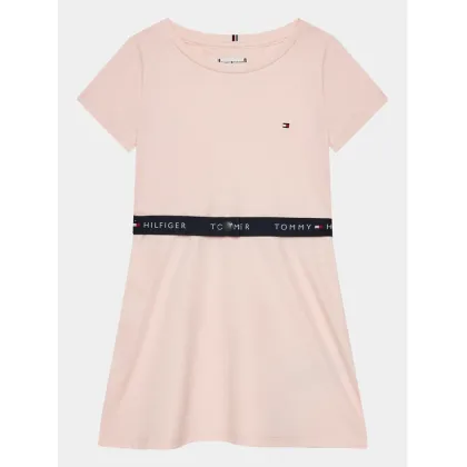 Zdjęcie Tommy Hilfiger Sukienka codzienna Essential Skater KG0KG07776 D Różowy Regular Fit