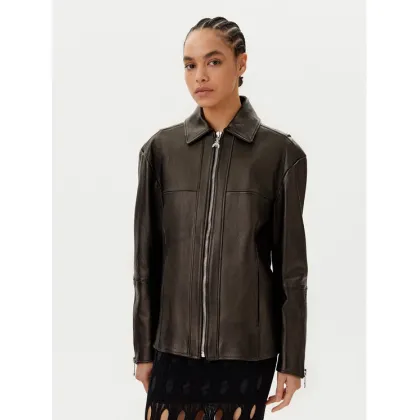 Zdjęcie Patrizia Pepe Kurtka skórzana 8O0160 L143 K103 Czarny Regular Fit
