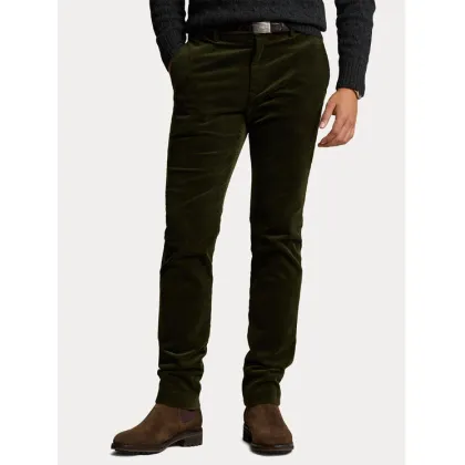 Zdjęcie Polo Ralph Lauren Spodnie materiałowe 710879958016 Zielony Slim Fit