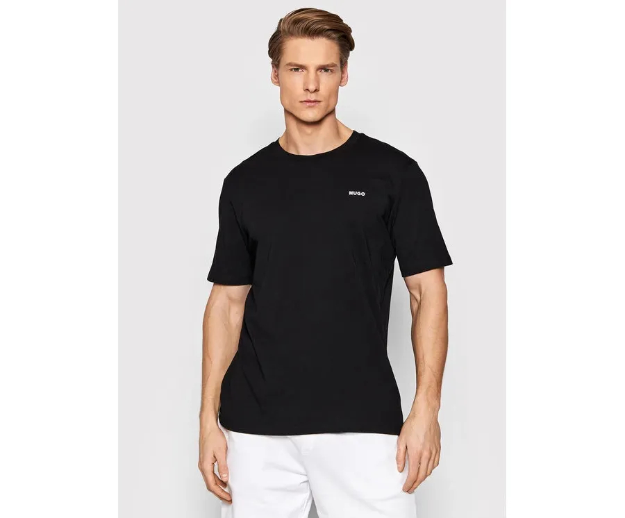 obrazek 1 Hugo T-Shirt Dero222 50466158 Czarny Regular Fit HUGO
