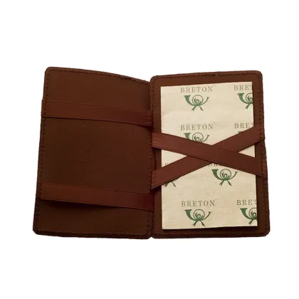 Zdjęcie Nietuzinkowy notes do kart - skórzany