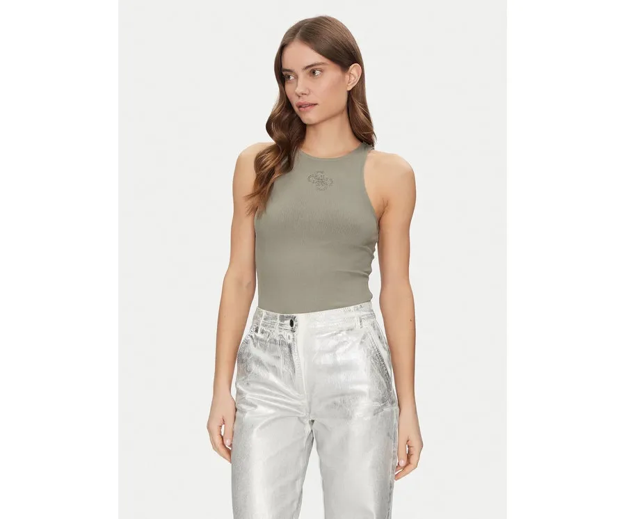 obrazek 1 Guess Top W5GP57 KCV52 Zielony Slim Fit