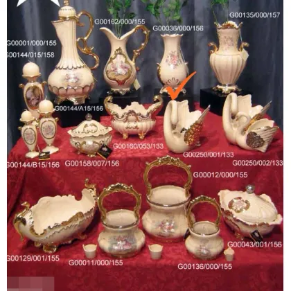 Picture Decorative ceramic figure of a swan