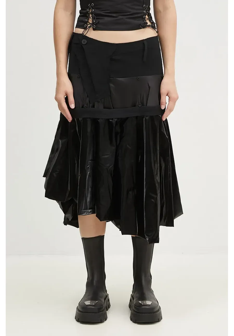 obrazek 1 Ottolinger spódnica Layered Balloon Skirt kolor czarny mini rozkloszowana 1110401921
