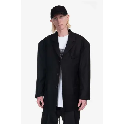 Zdjęcie 032C marynarka wełniana Orion kolor czarny SS23.W.4100-BLACK