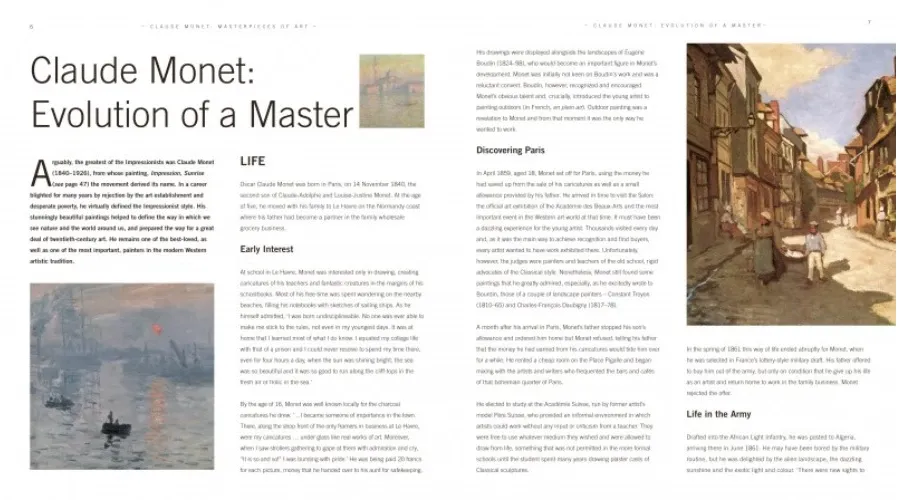 obrazek 2 Książka Arcydzieła sztuki Claude Monet - Flame Tree Publishing