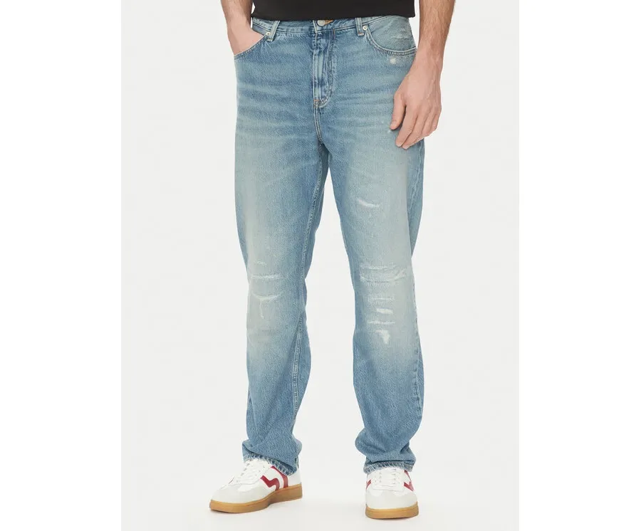 obrazek 1 Tommy Hilfiger Jeansy MW0MW39221 Niebieski Regular Fit