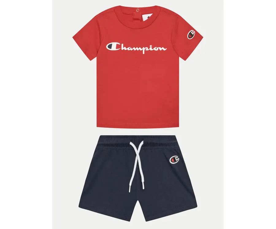 obrazek 1 Champion Komplet t-shirt i spodenki 307055 Kolorowy Regular Fit