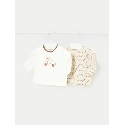 Zdjęcie Mayoral Komplet 2 bluzek 2029 Beżowy Regular Fit