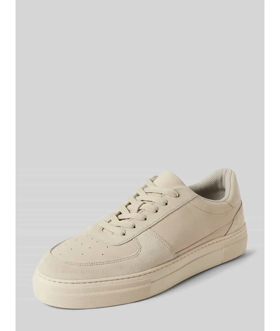 obrazek 1 Sneakersy sznurowane ze skóry model ‘HARALD’