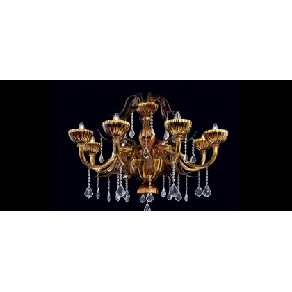 Picture A unique Murano glass chandelier from Italy – Vetreria Artistica Rosa