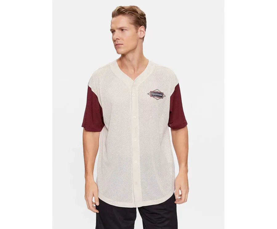 obrazek 1 Reebok T-Shirt Sporting Goods II0678 Beżowy Regular Fit