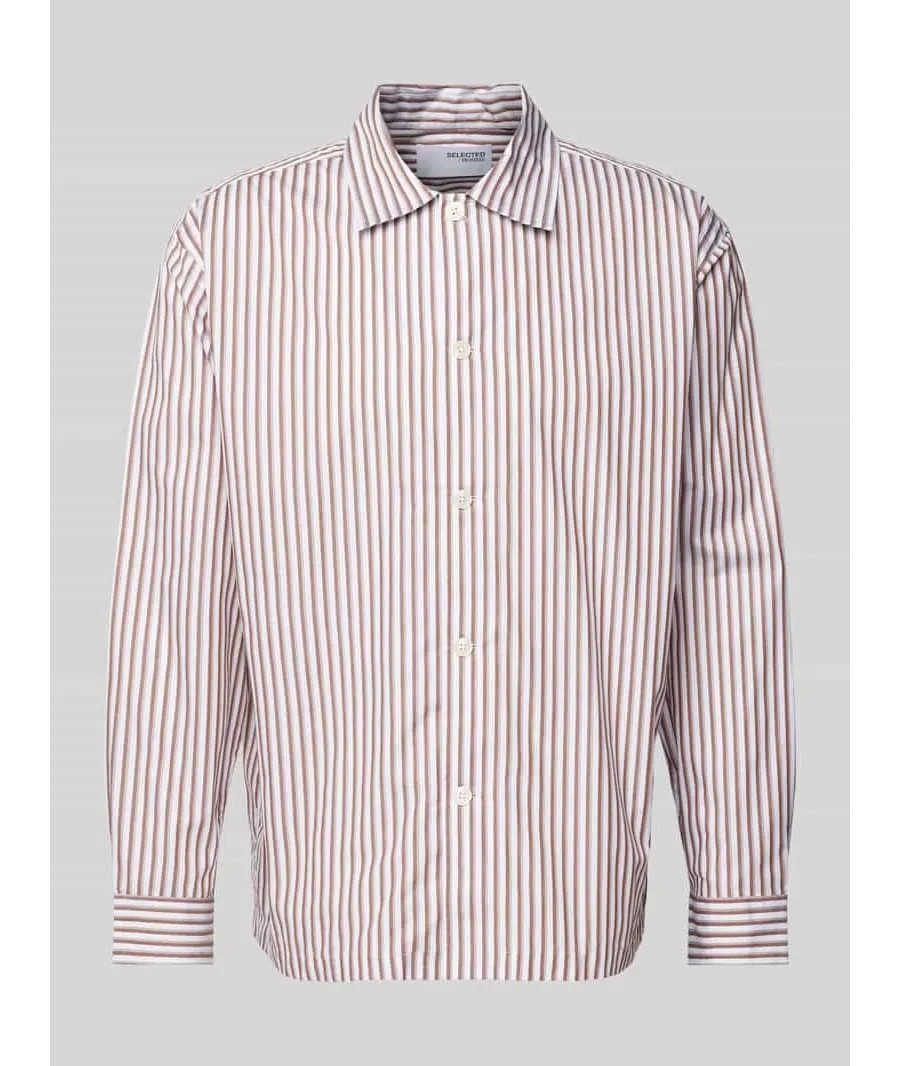 obrazek 1 Kurtka koszulowa o kroju regular fit z kołnierzykiem typu kent model ‘RICCO’