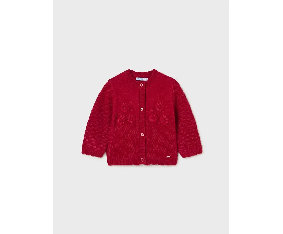 obrazek 1 Mayoral Kardigan 2.314 Czerwony Regular Fit