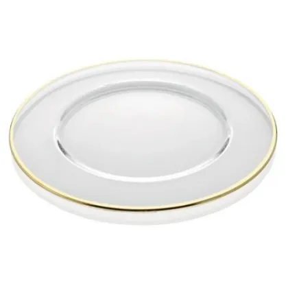 Picture Prestigious Air plate-stand with a gold rim – IVV